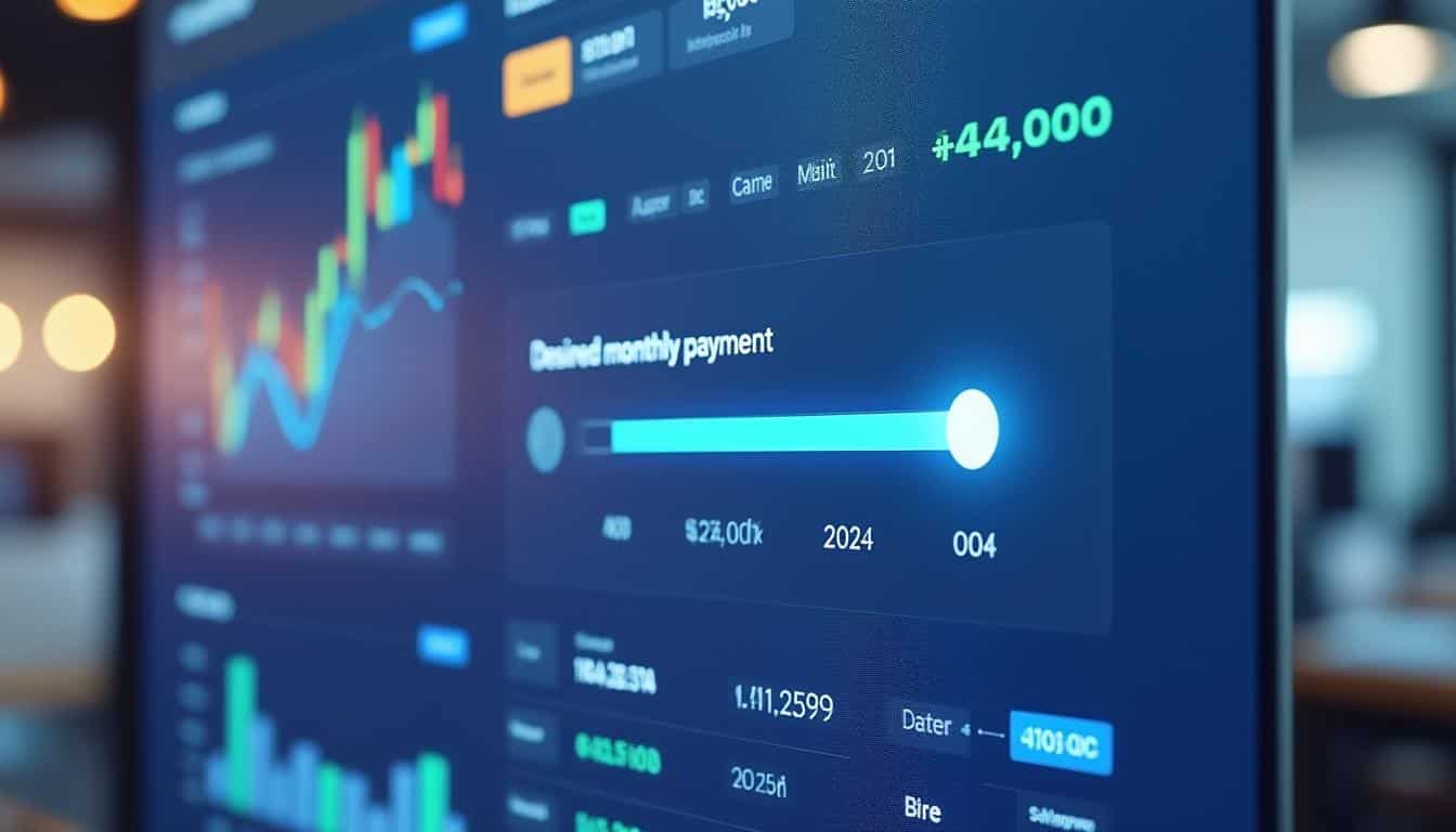 découvrez comment ajuster facilement les curseurs de mensualité souhaitée grâce à notre interface web de simulation de rachat de crédit pour une offre personnalisée.