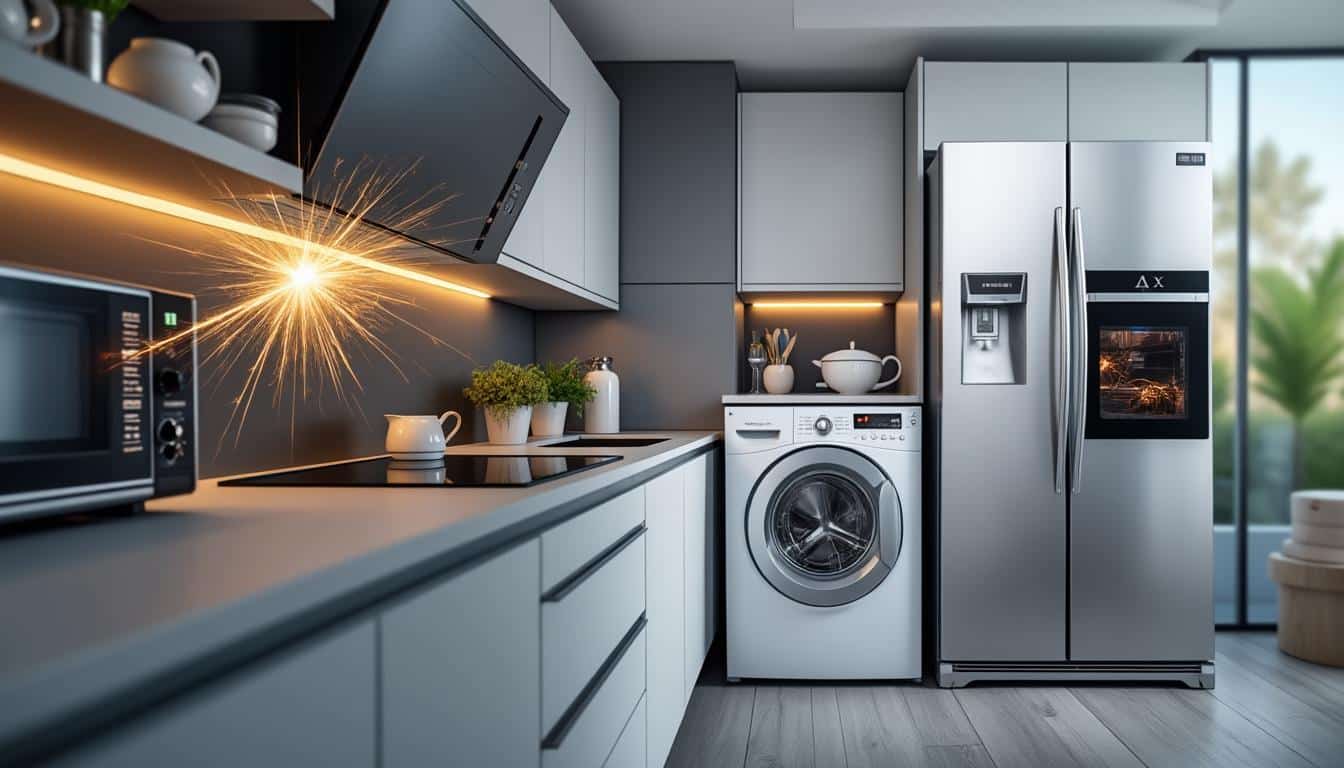 analyse de la dépendance des appareils électroménagers aux dommages électriques dans le cadre de l'assurance habitation, pour mieux comprendre la protection offerte et les risques couverts.